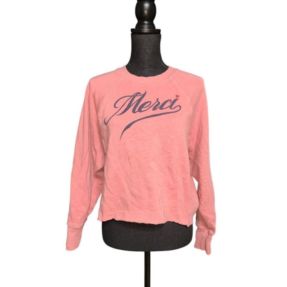 Sundry Merci Cropped Sweatshirt